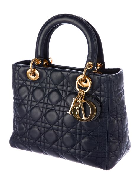 medium lady dior bag blue|Lady Dior small price.